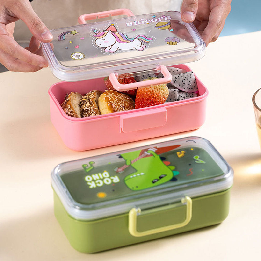 Multi Character Print Lunch Box
