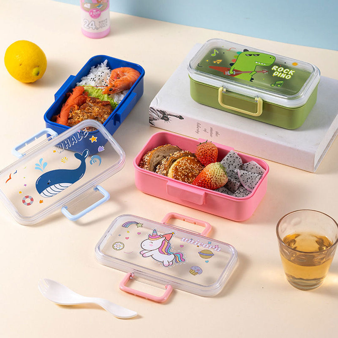 Multi Character Print Lunch Box