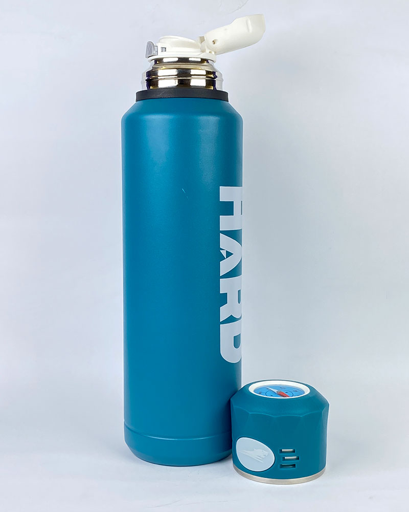 HARD Sports Water Bottle with Compass Cap