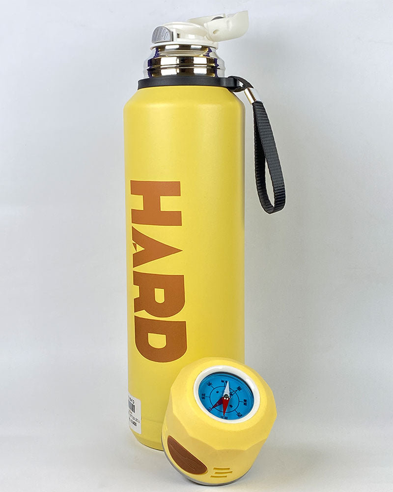 HARD Sports Water Bottle with Compass Cap