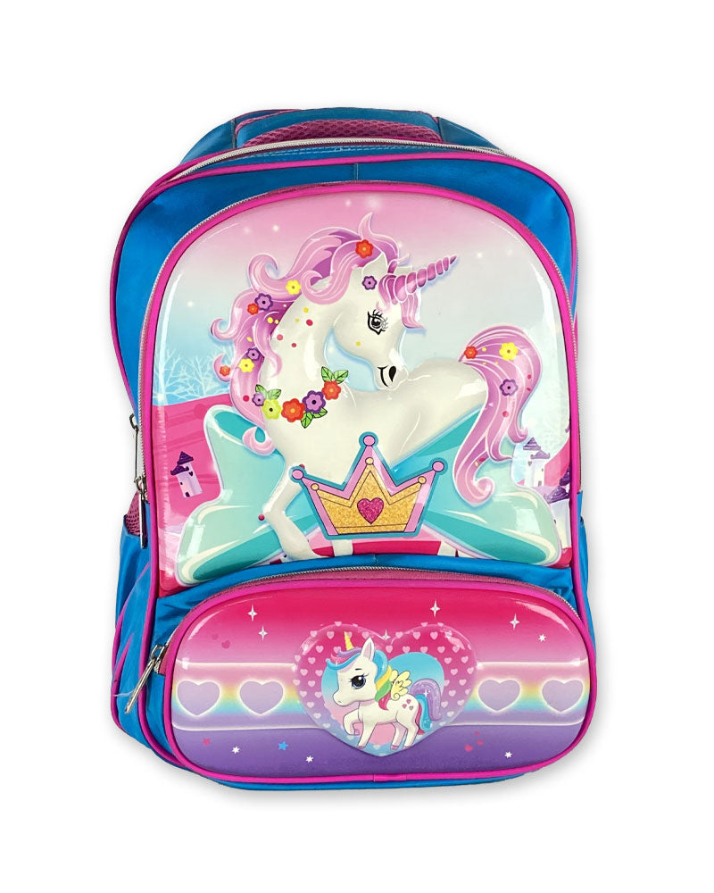 Unicorn 3D Backpack – Fun & Colorful School Bag for Kids