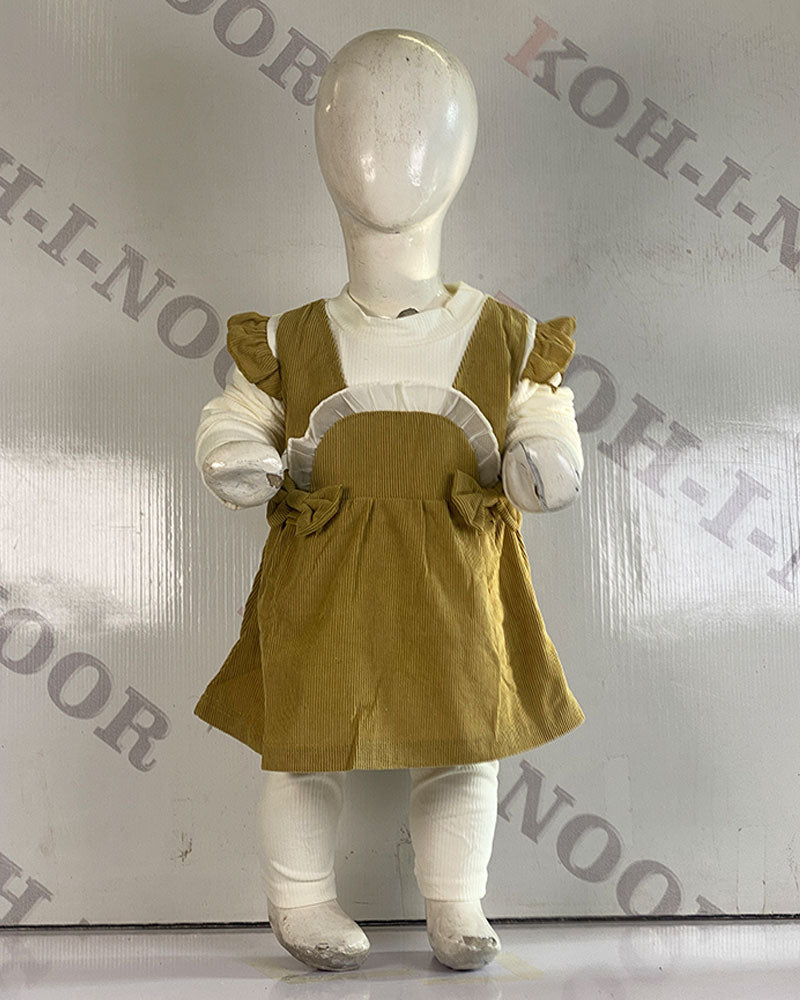 Golden Harvest Corduroy Dress Set