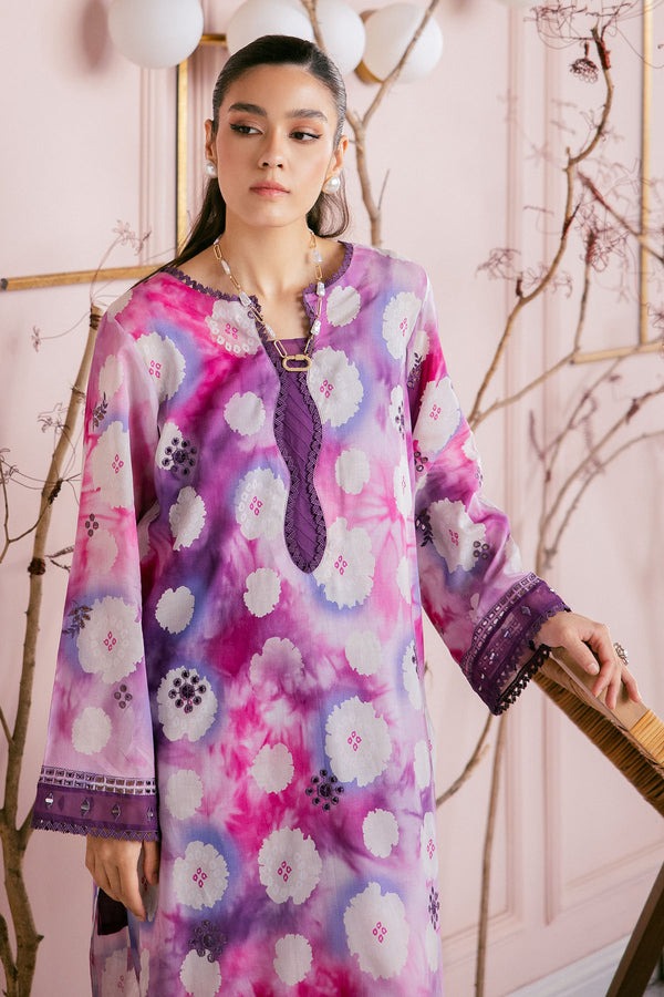 Nureh Printed And Embroidered Chikankari Lawn 2pc - Summer