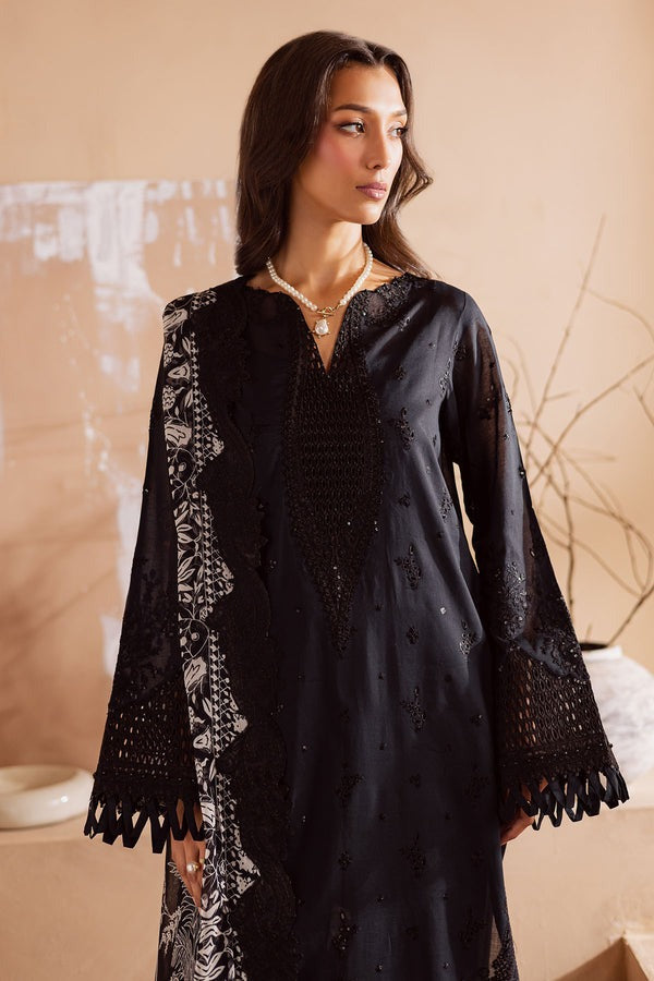 Nureh Embroidered Laser Cut Lawn with Printed Chiffon Dupatta NE- 164