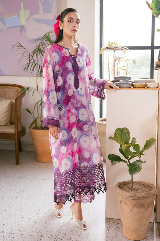 Nureh Printed And Embroidered Chikankari Lawn 2pc - Summer