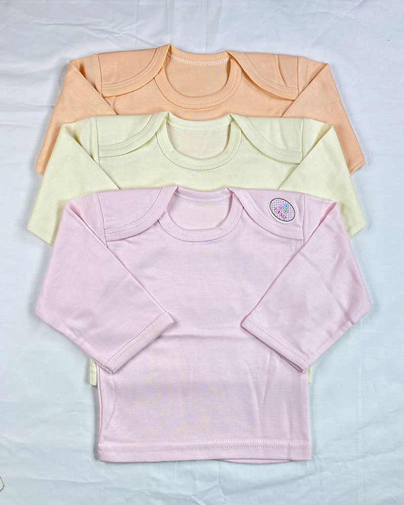 Baby Essentials Long-Sleeve Tee Set (Pack of 3)