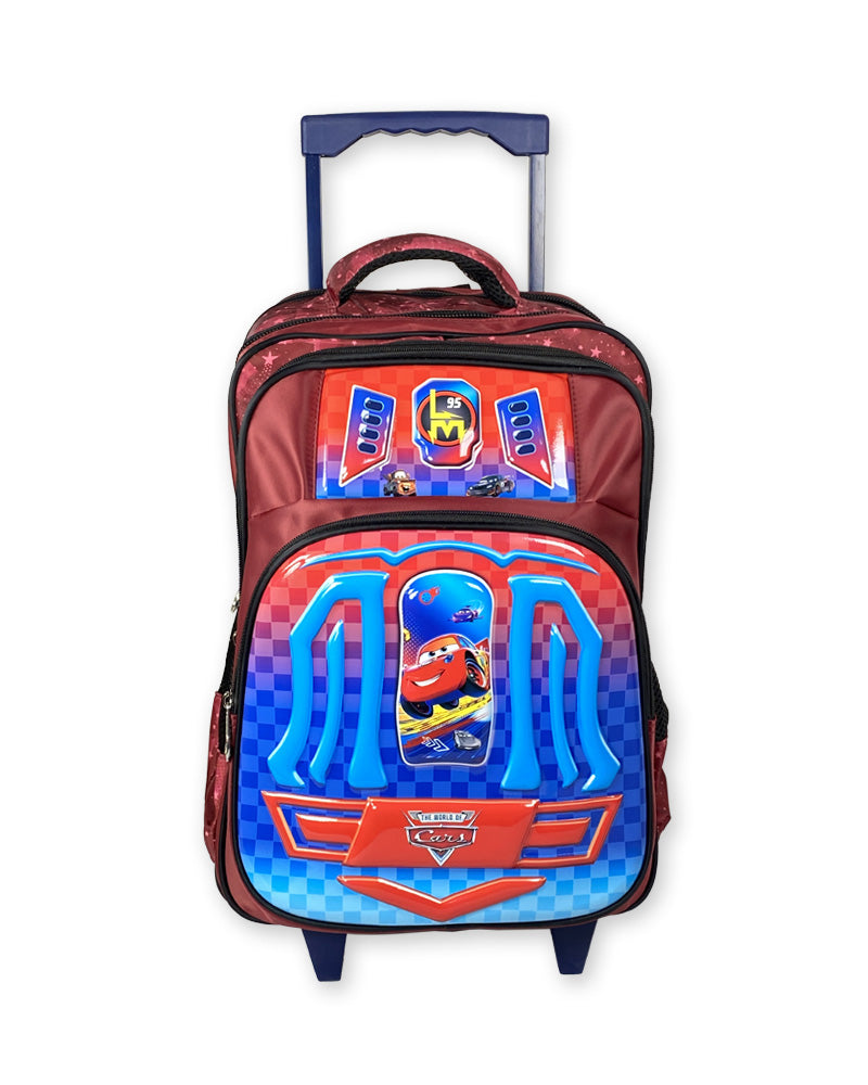 Lightning McQueen Cars Trolley Bag for Kids
