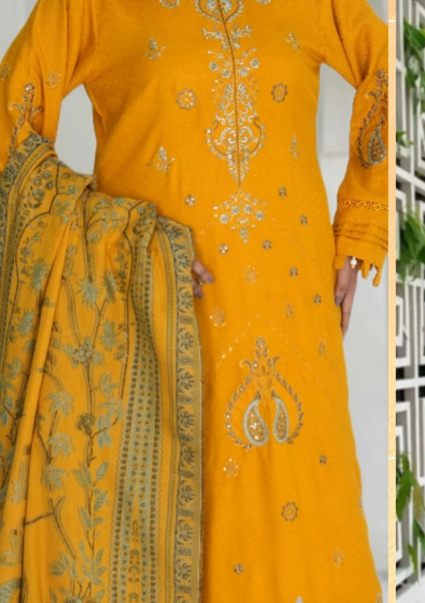 Meemsey Embroidered Wool 3 piece suit - winter