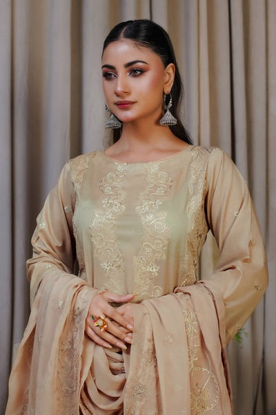 MARJJAN EMBROIDERED LAWN 3PC SUIT - SUMMER