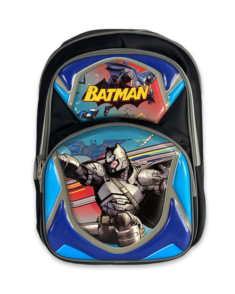 3D Batman Themed School Backpack – Superhero Bag for Kids