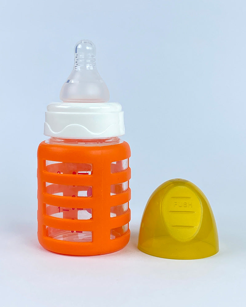 Baby Feeder Bottle with Silicone Grip