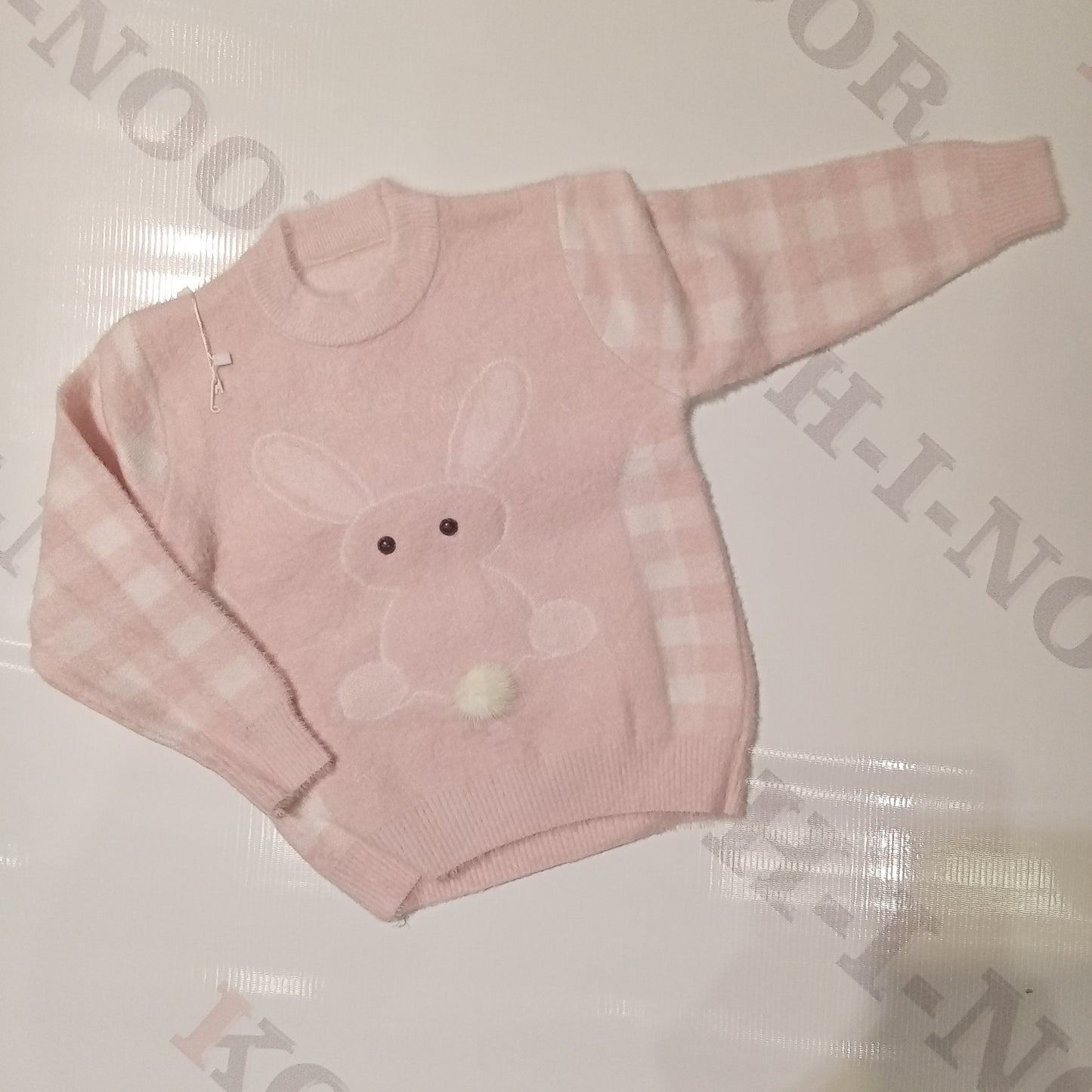 Girls rabbit wool sweater (8069861278003)