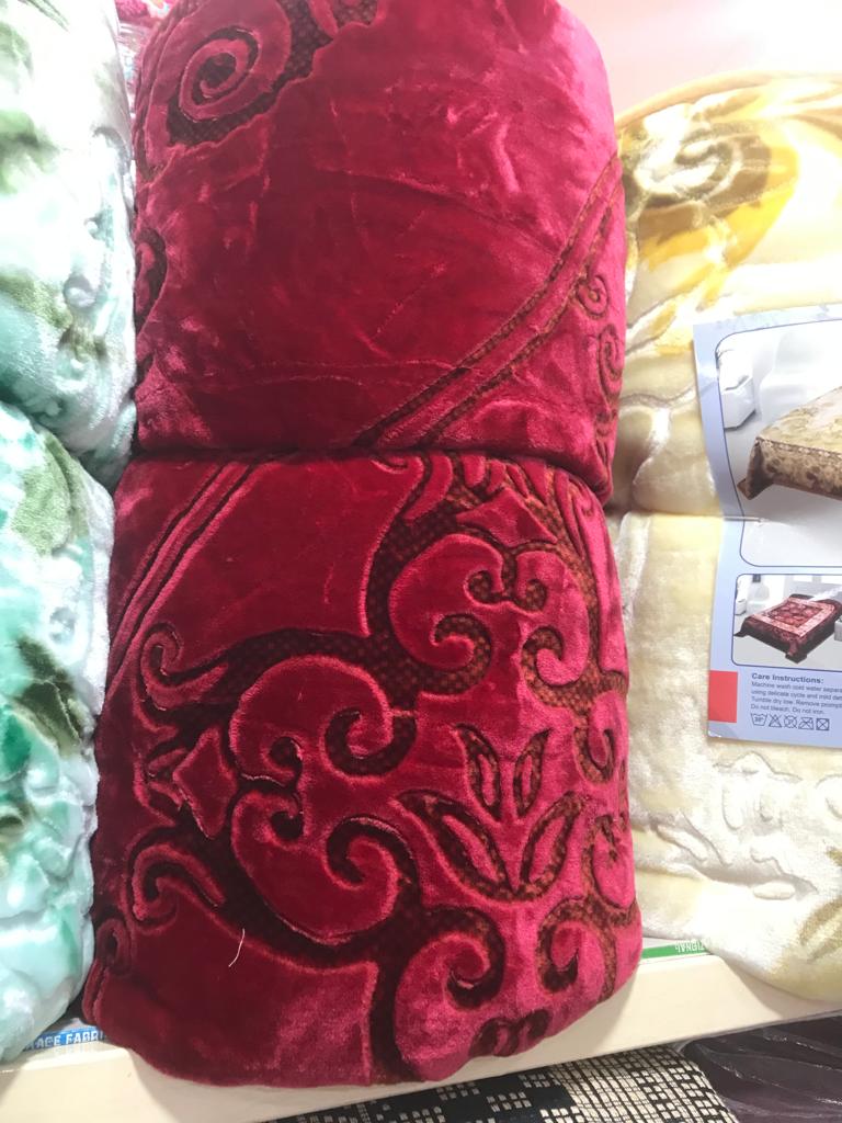 Blanket 2 Ply Embossed Double bed (8055357079859)