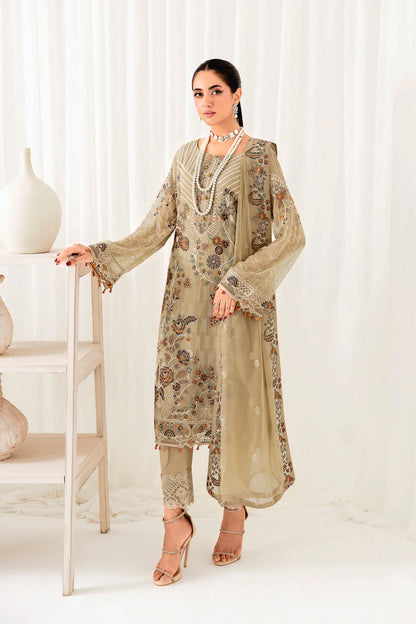 Ladies EMBROIDERED Suit RANGOON by Ramsha