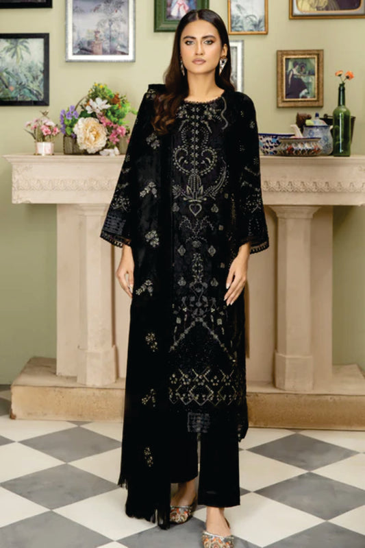 WOOL EMBROIDERED Collection by Marjjan MRW-473(BLACK)