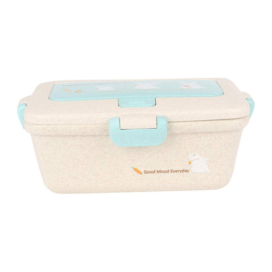 Eco-Friendly Wheat Straw Tiffin Box with Integrated Cutlery