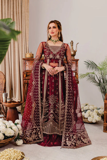 Ladies EMBROIDERED Fancy Suit Valentina by Farasha