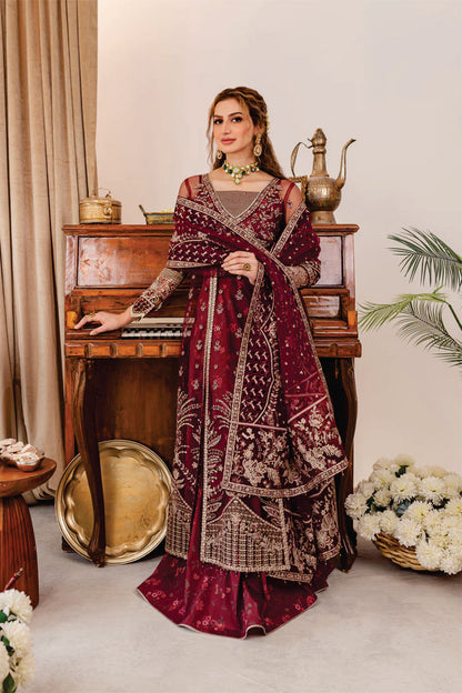 Ladies EMBROIDERED Fancy Suit Valentina by Farasha