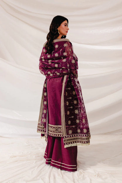 Ladies EMBROIDERED Fancy Suit By Farasha