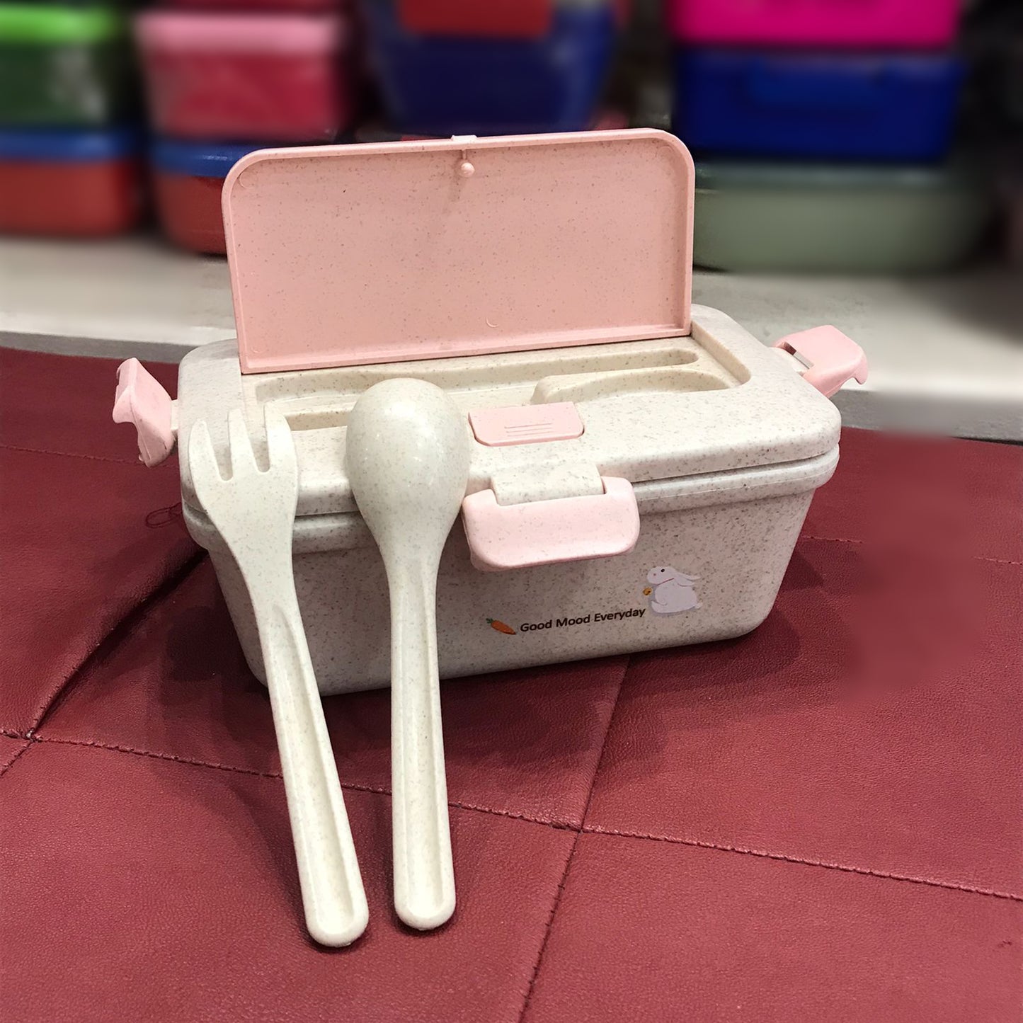 Lunch Box with Spoon