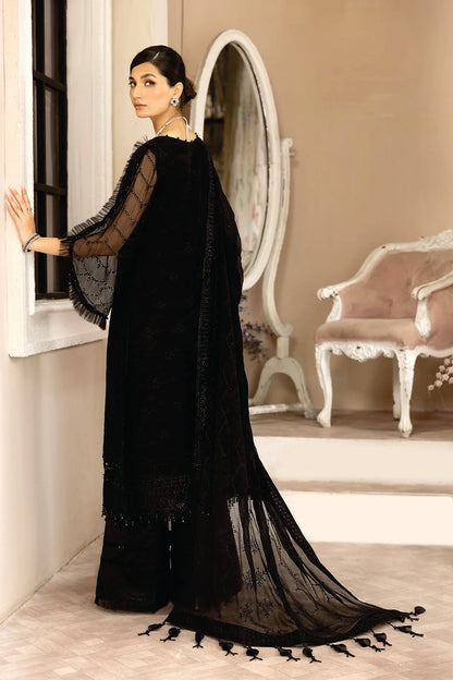 Ladies EMBROIDERED Chiffon Suit Dhaagy by Alizeh