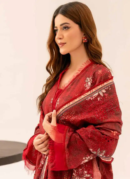 Aafreen by Riaz Arts Embroidered Karandi Suit Unstitched 3 Piece - Winter