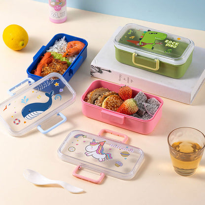Multi Character Print Lunch Box