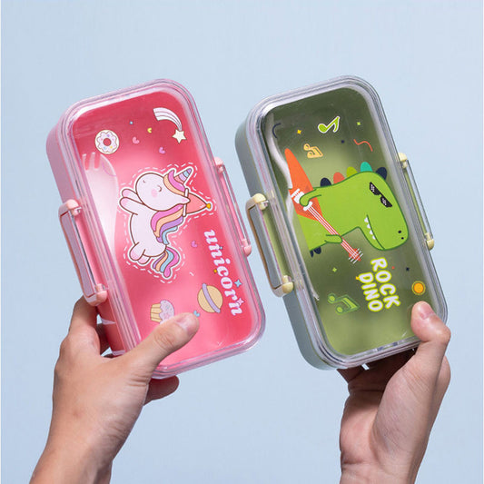 Multi Character Print Lunch Box