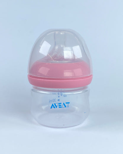 Classic Baby Feeder Bottle – Pink Cap, BPA-Free