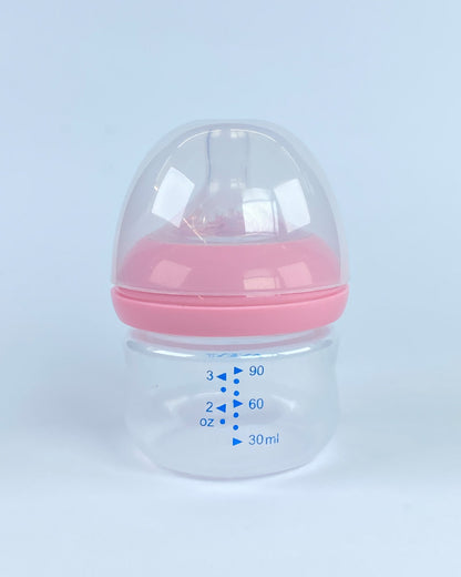 Classic Baby Feeder Bottle – Pink Cap, BPA-Free