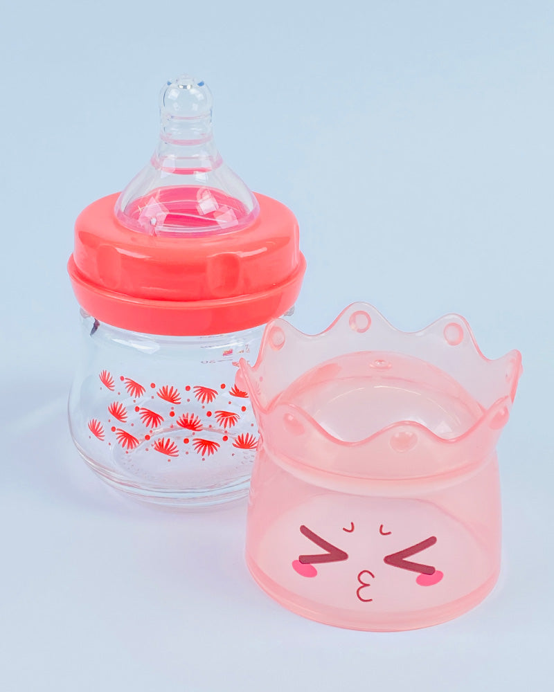 Crown Baby Feeder Bottle – BPA-Free with Fun Character Design