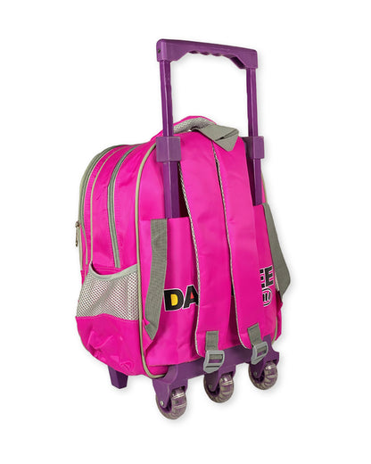 Hello Kitty Pink Rolling School Bag