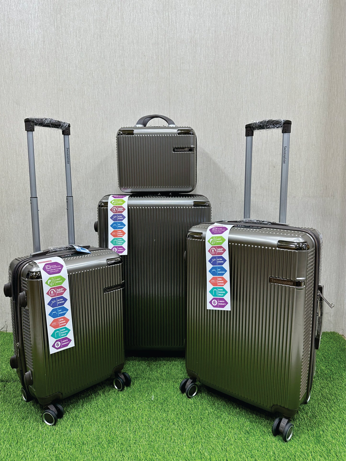 Swiss Tourister Irongear 4pc Hardside Trolley