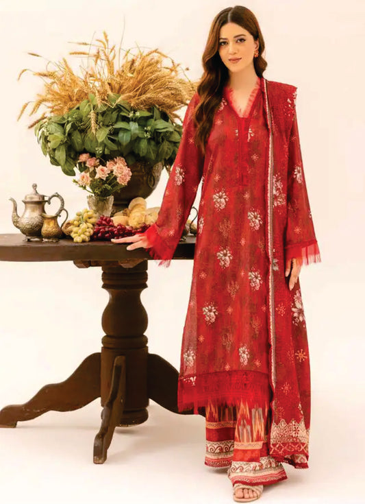 Aafreen by Riaz Arts Embroidered Karandi Suit Unstitched 3 Piece - Winter