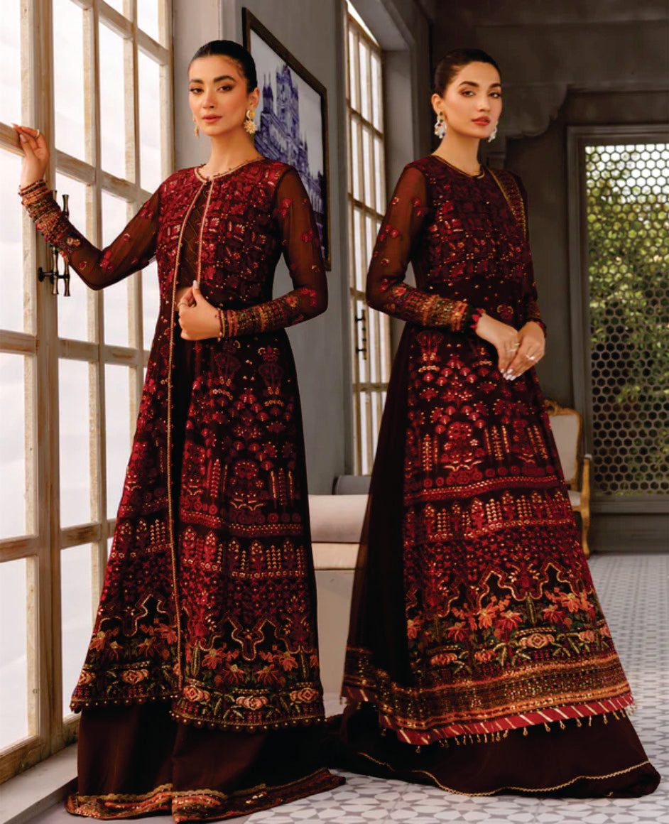 Ladies EMBROIDERED Chiffon Suit Xenia Chiffon Collection