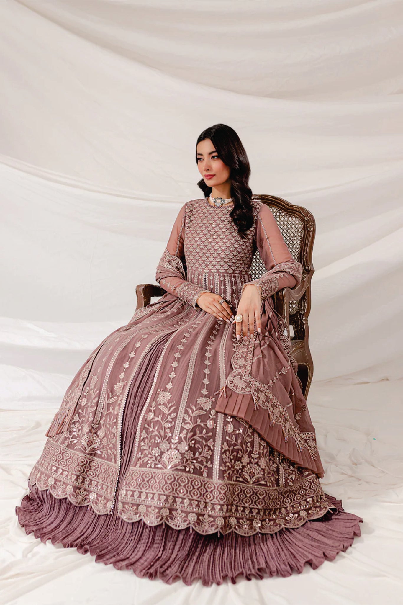 Ladies EMBROIDERED frock Alicia By Farasha