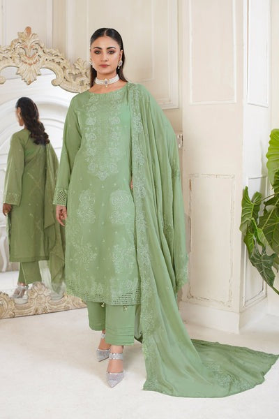 MARJJAN EMBROIDERED LAWN 3PC SUIT - SUMMER