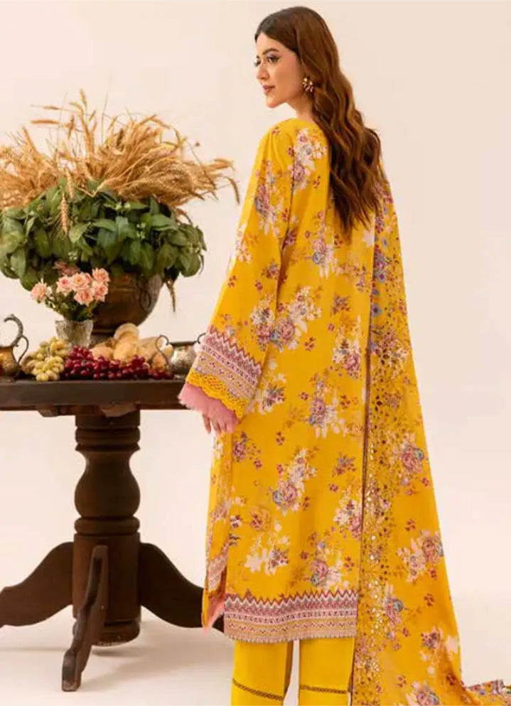 Aafreen by Riaz Arts Embroidered Karandi Suit Unstitched 3 Piece