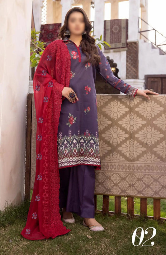 Mahees Digital Printed Lawn Collection 2024 - Design 02