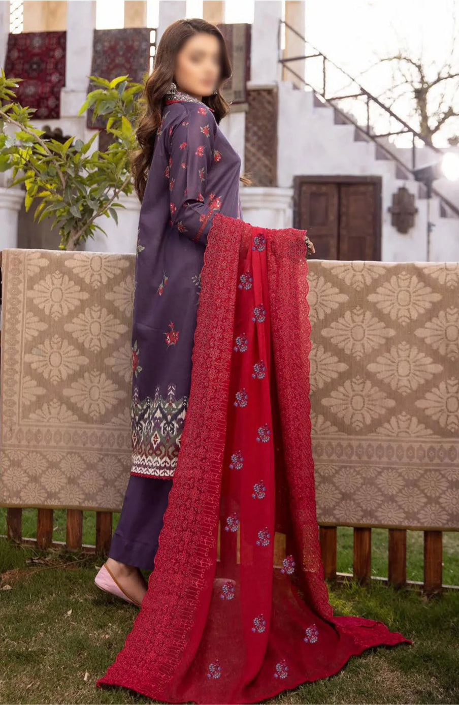 Mahees Digital Printed Lawn Collection 2024 - Design 02