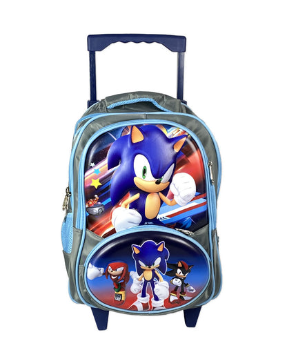 Sonic the Hedgehog Trolley School Bag for Boys