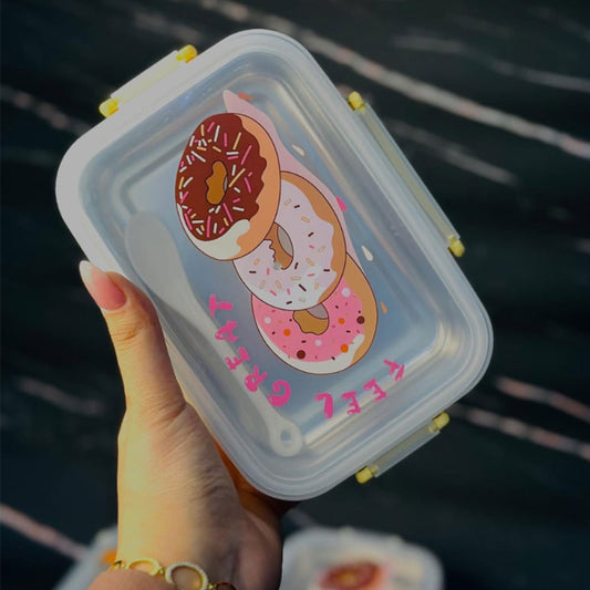 Cute Bento-Style Lunch Box | Leak-Proof & BPA-Free