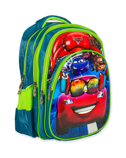 Disney Cars Kids School Backpack Cartoon Print