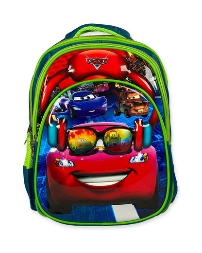 Disney Cars Kids School Backpack Cartoon Print