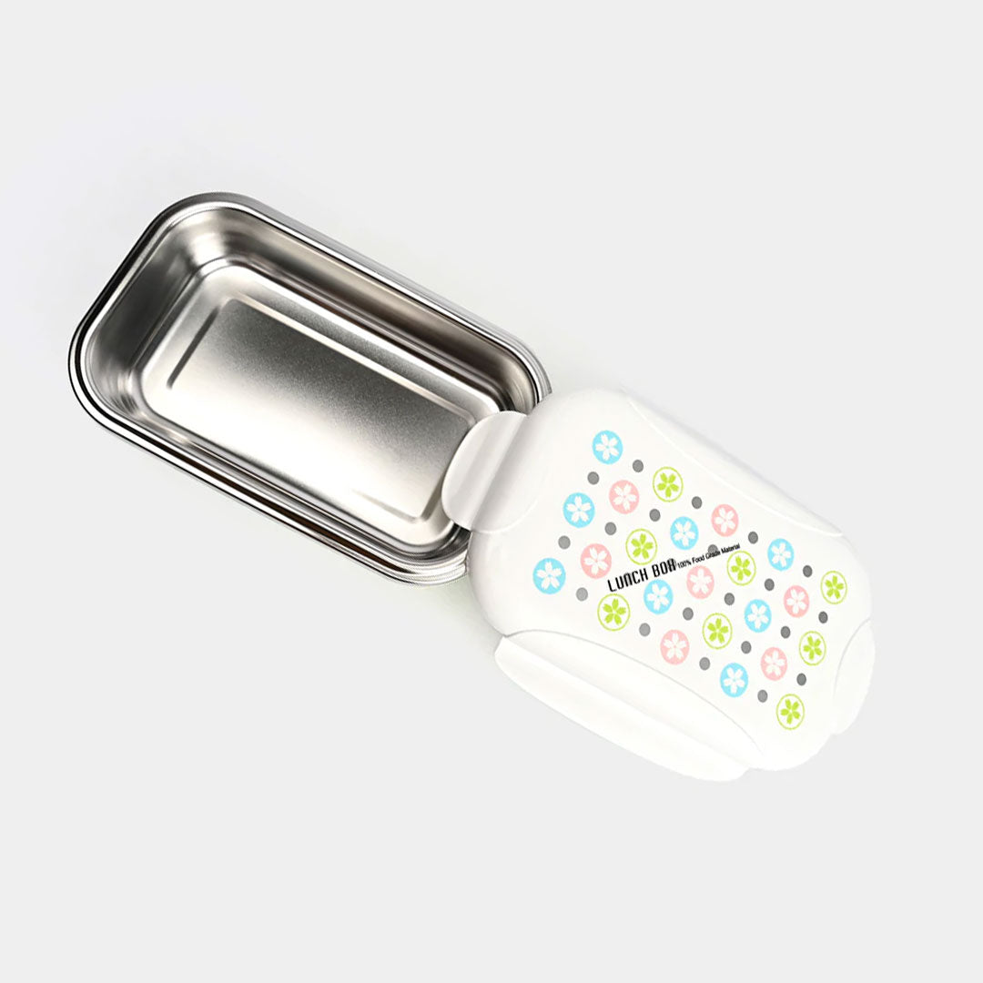 Colorful Stainless Steel Lunch Box with Lock Lid