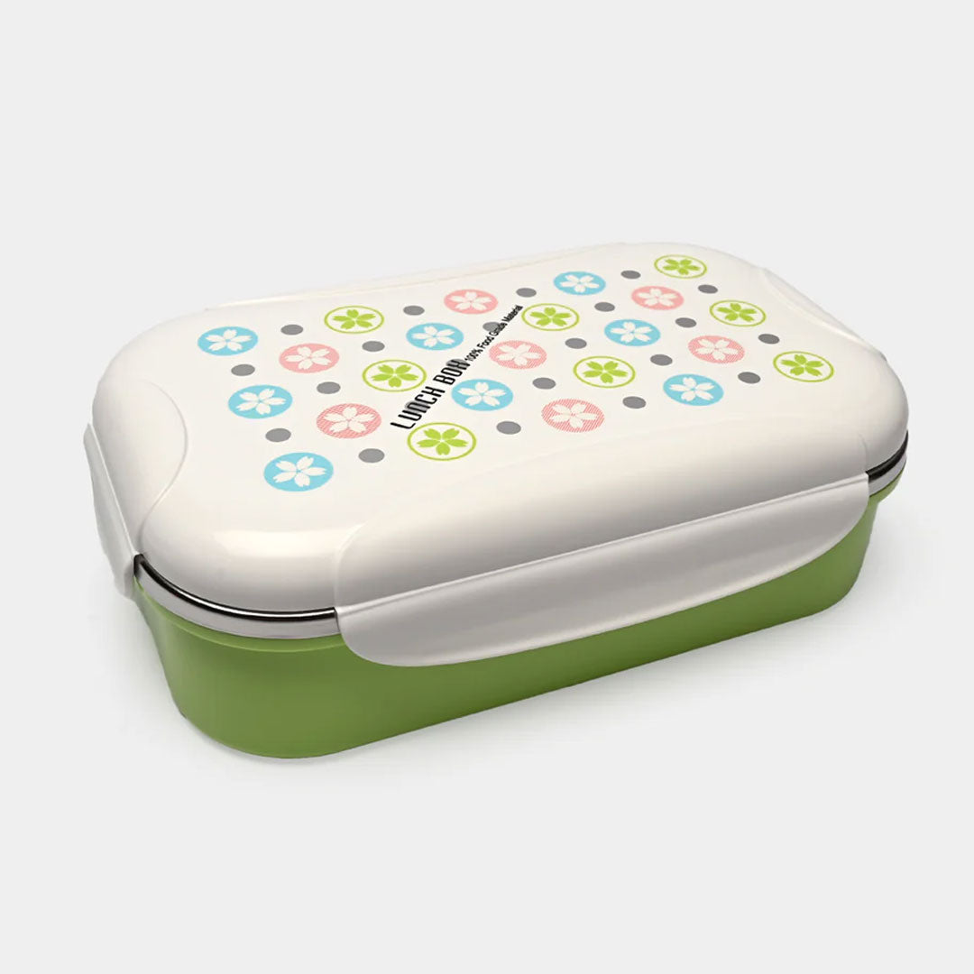 Colorful Stainless Steel Lunch Box with Lock Lid
