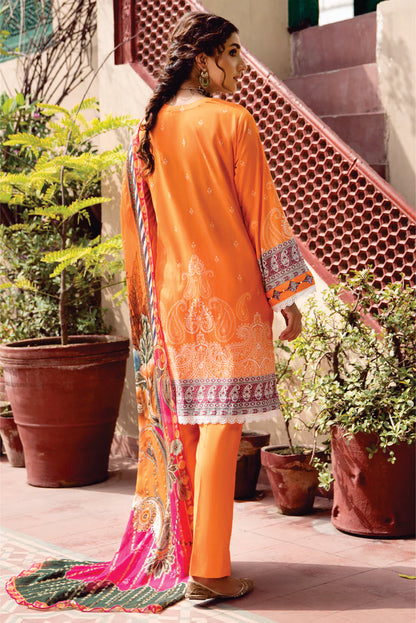 Ladies Unstitched printed Suit by JahanAra Lawn Collection