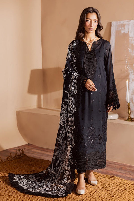 Nureh Embroidered Laser Cut Lawn with Printed Chiffon Dupatta NE- 164