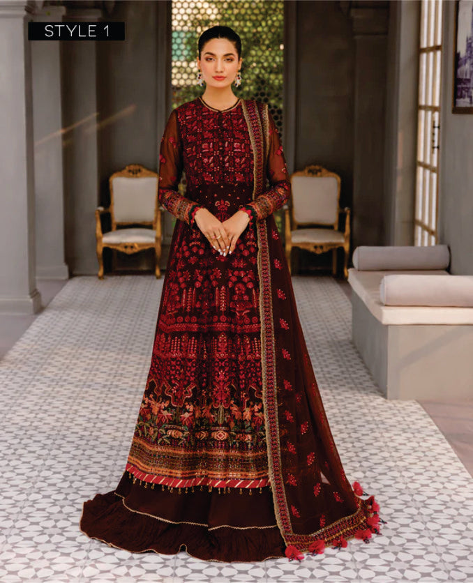 Ladies EMBROIDERED Chiffon Suit Xenia Chiffon Collection