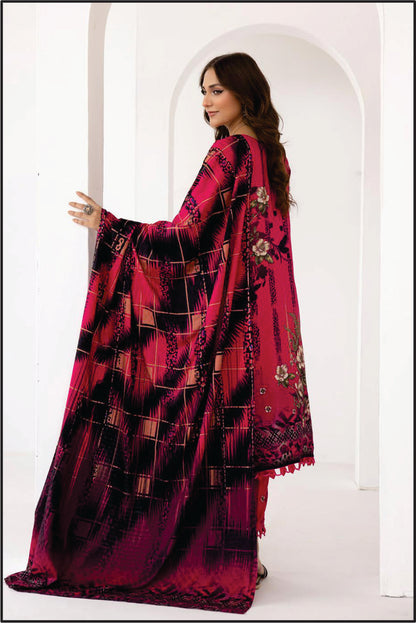 Ladies EMBROIDERED Printed Suit by Rang Barang